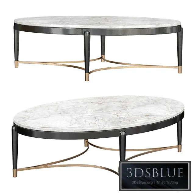 OSCAR MARBLE TOP COFFEE TABLE 3DS Max - thumbnail 3