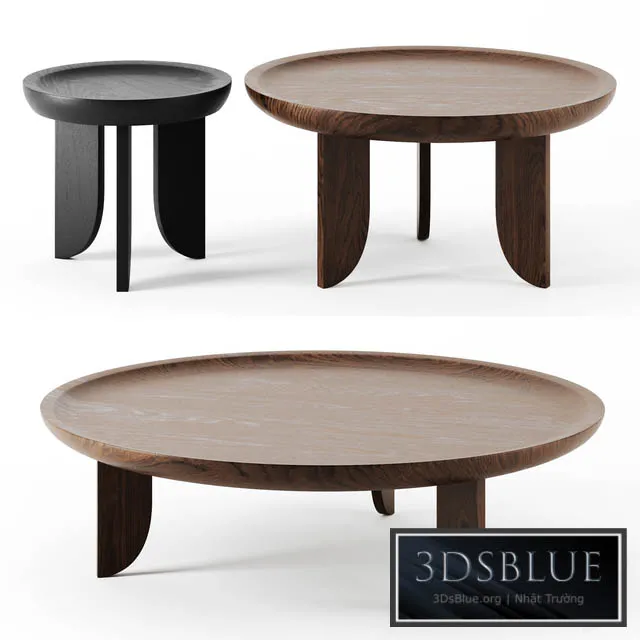 Dish tables by Grain 3DS Max - thumbnail 3