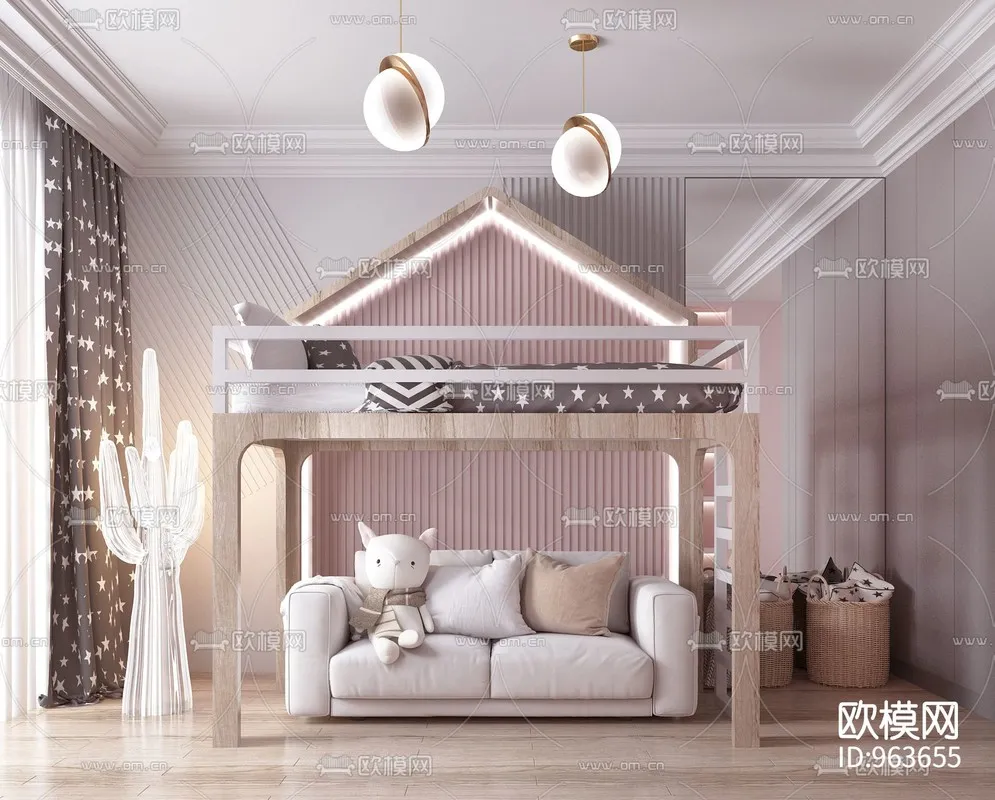 CHILDROOM – 3D SCENES – VRAY – 114