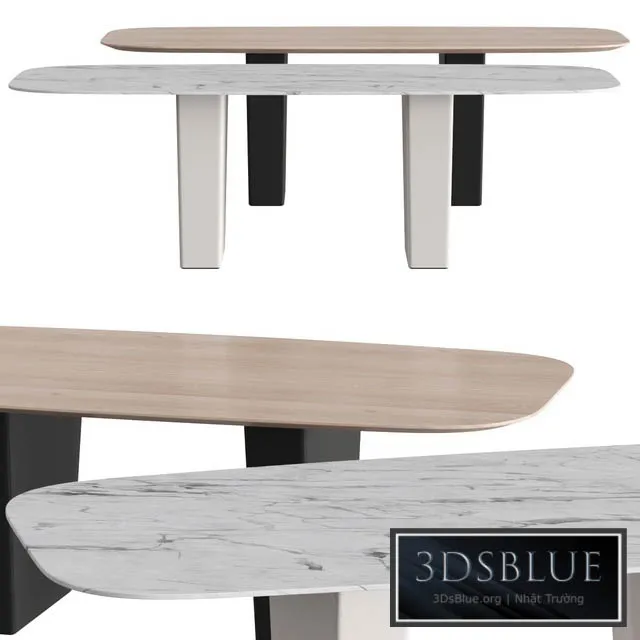 Andreu World Status Me Dining Tables 3DS Max - thumbnail 3