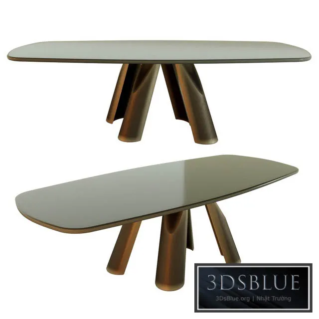 Prince dining table from the Italian brand Arketipo 3DS Max - thumbnail 3