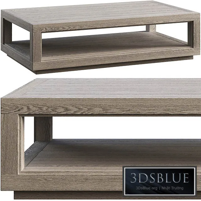 Coffee table Restoration Hardware Grand Framed 3DS Max - thumbnail 3