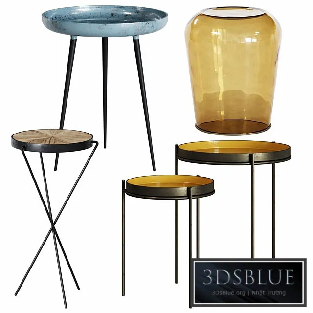 Side table set INMYROOM 3DS Max - thumbnail 3