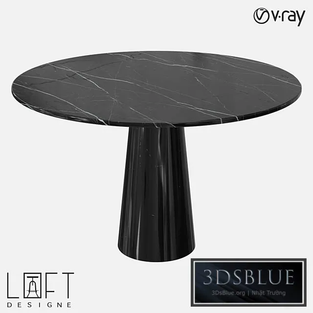 LoftDesigne 60172 model table 3DS Max - thumbnail 3