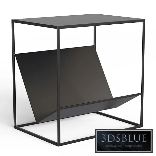 Bedside table with magazine stand Hiba 3DS Max - thumbnail 3