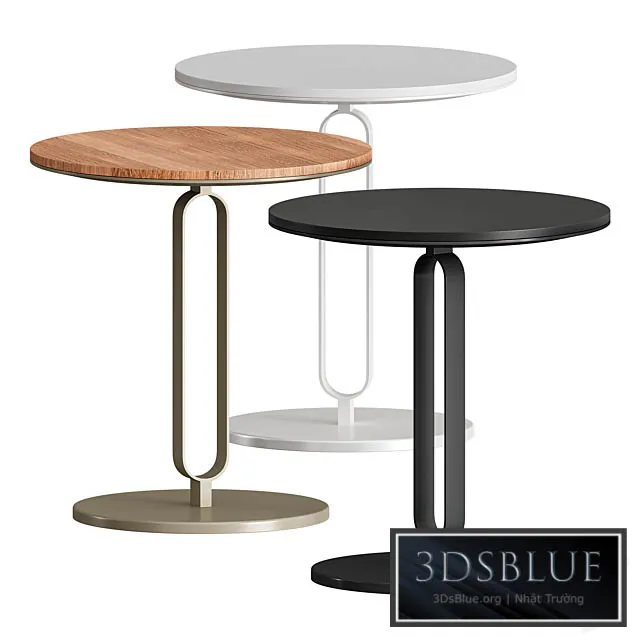 Alfred side table 3DS Max - thumbnail 3