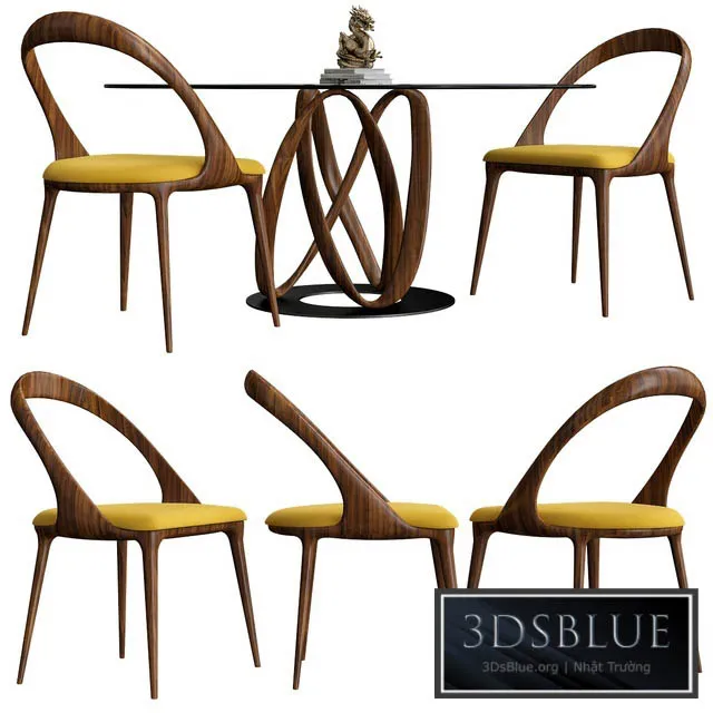 FURNITURE – TABLE CHAIR – 3DSKY Models – 10484