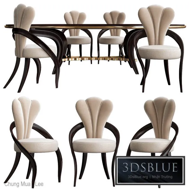 FURNITURE – TABLE CHAIR – 3DSKY Models – 10487