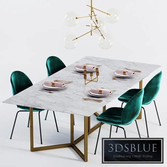 FURNITURE – TABLE CHAIR – 3DSKY Models – 10498