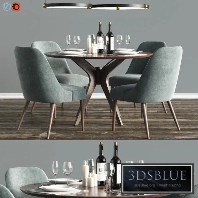 FURNITURE – TABLE CHAIR – 3DSKY Models – 10500