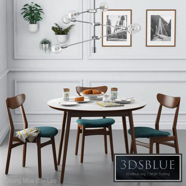 FURNITURE – TABLE CHAIR – 3DSKY Models – 10508