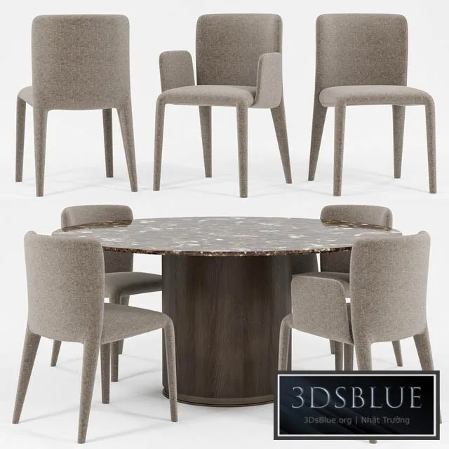 FURNITURE – TABLE CHAIR – 3DSKY Models – 10524