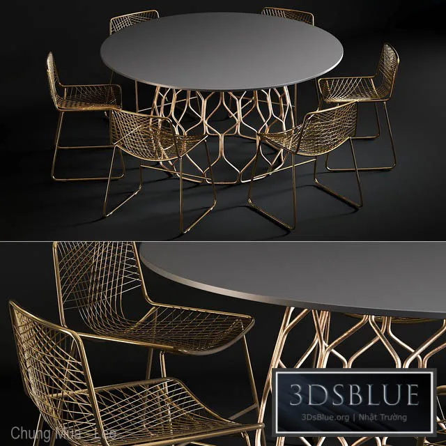 FURNITURE – TABLE CHAIR – 3DSKY Models – 10530