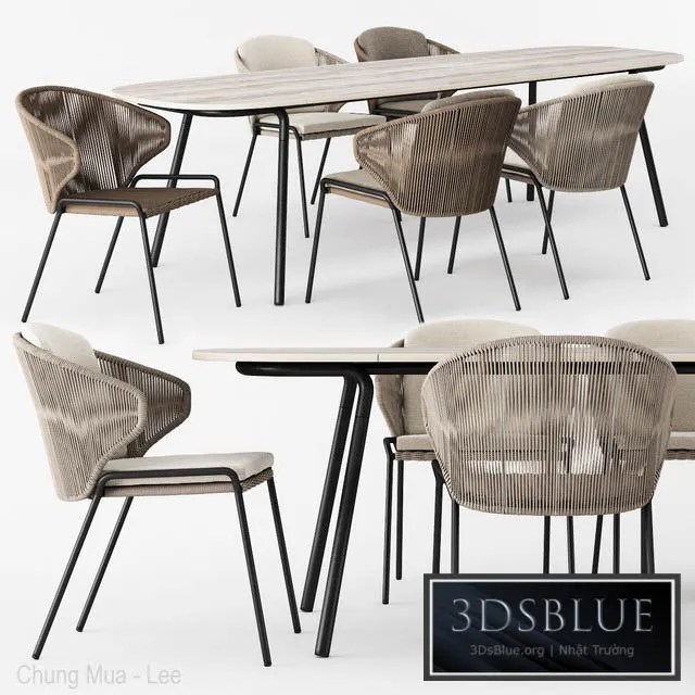 FURNITURE – TABLE CHAIR – 3DSKY Models – 10538