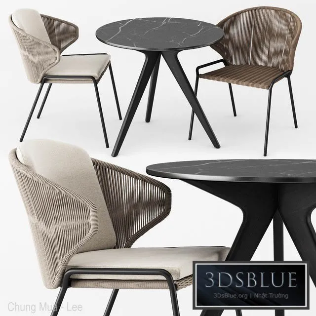 FURNITURE – TABLE CHAIR – 3DSKY Models – 10539