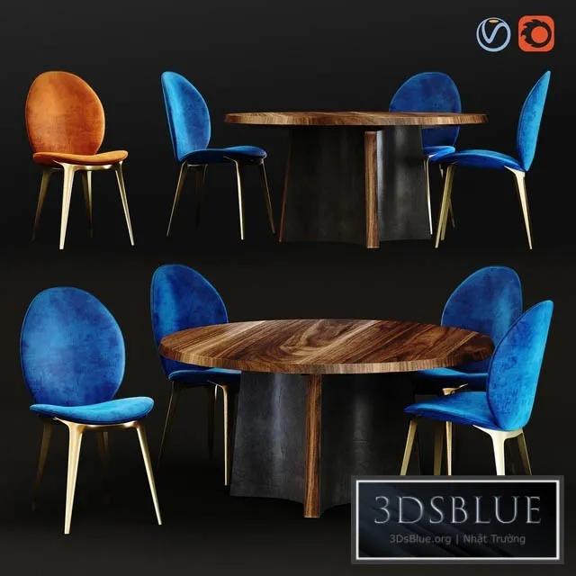 FURNITURE – TABLE CHAIR – 3DSKY Models – 10547