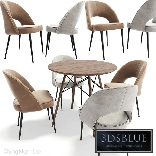 FURNITURE – TABLE CHAIR – 3DSKY Models – 10552