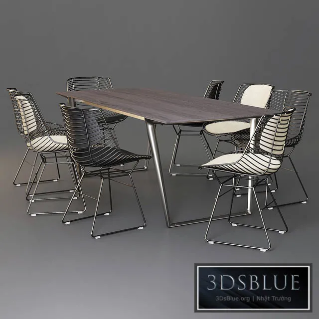 FURNITURE – TABLE CHAIR – 3DSKY Models – 10571