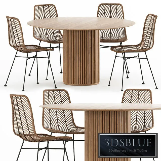 FURNITURE – TABLE CHAIR – 3DSKY Models – 10599