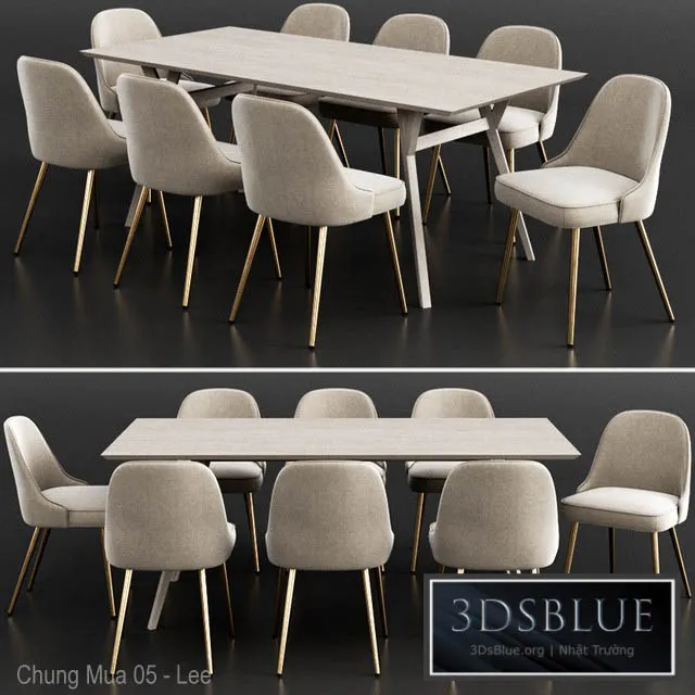 FURNITURE – TABLE CHAIR – 3DSKY Models – 10601