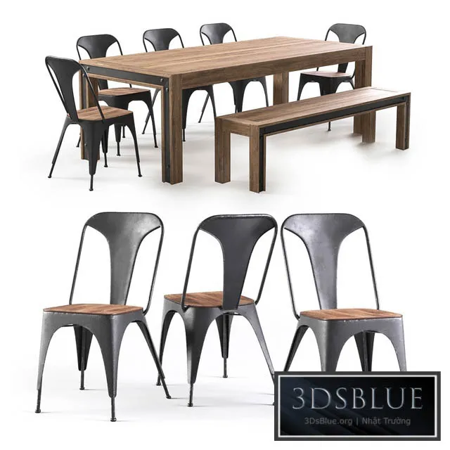FURNITURE – TABLE CHAIR – 3DSKY Models – 10612
