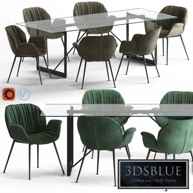 FURNITURE – TABLE CHAIR – 3DSKY Models – 10614