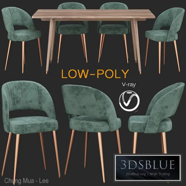 FURNITURE – TABLE CHAIR – 3DSKY Models – 10615
