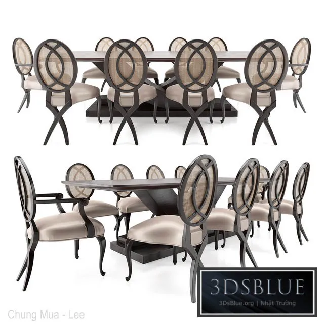FURNITURE – TABLE CHAIR – 3DSKY Models – 10623