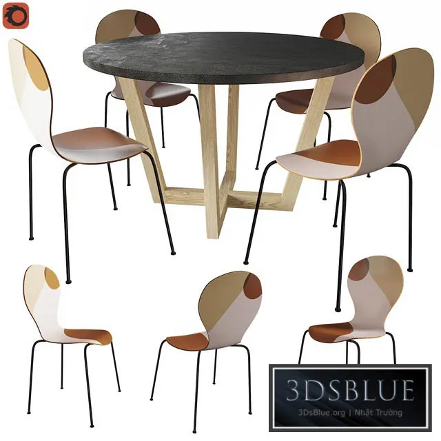 FURNITURE – TABLE CHAIR – 3DSKY Models – 10624