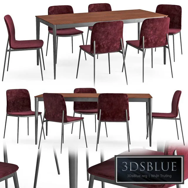 FURNITURE – TABLE CHAIR – 3DSKY Models – 10627