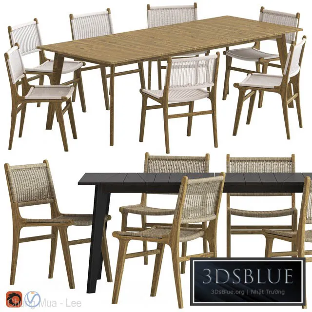 FURNITURE – TABLE CHAIR – 3DSKY Models – 10633
