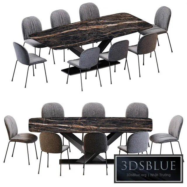 FURNITURE – TABLE CHAIR – 3DSKY Models – 10643