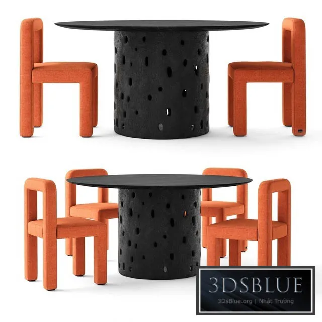 FURNITURE – TABLE CHAIR – 3DSKY Models – 10645