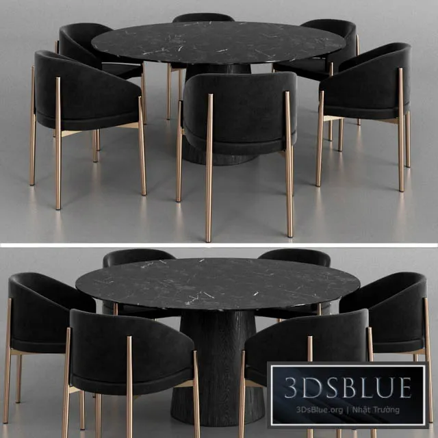 FURNITURE – TABLE CHAIR – 3DSKY Models – 10650