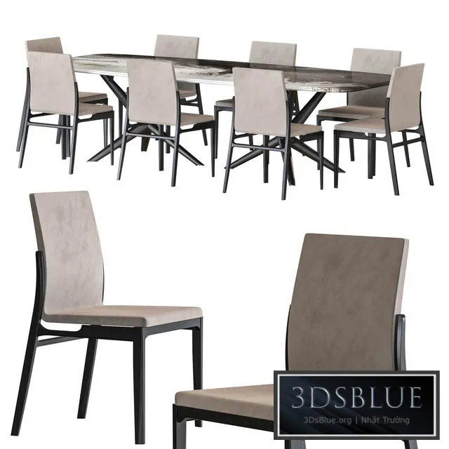FURNITURE – TABLE CHAIR – 3DSKY Models – 10660