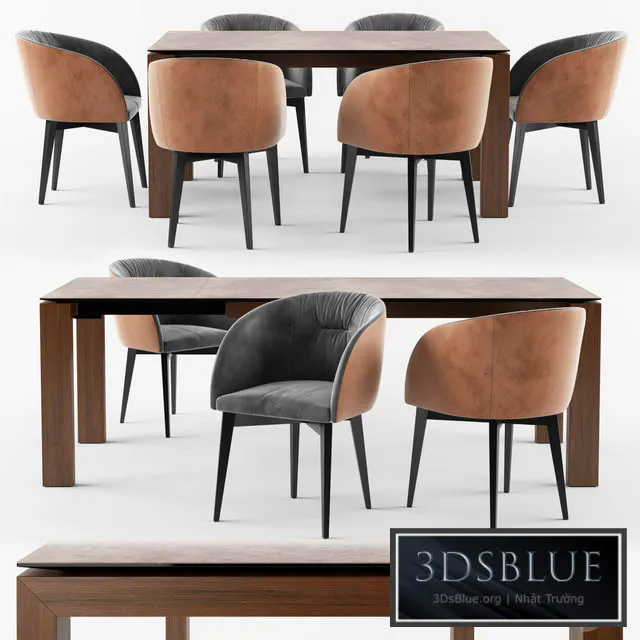 FURNITURE – TABLE CHAIR – 3DSKY Models – 10682