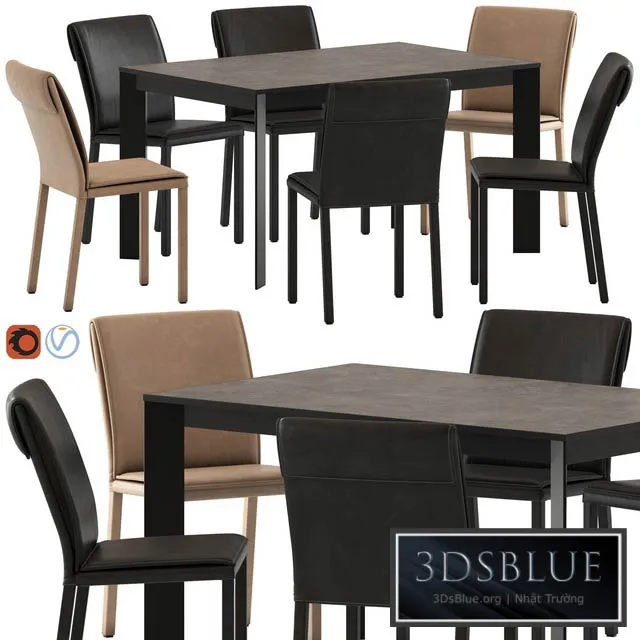 FURNITURE – TABLE CHAIR – 3DSKY Models – 10692