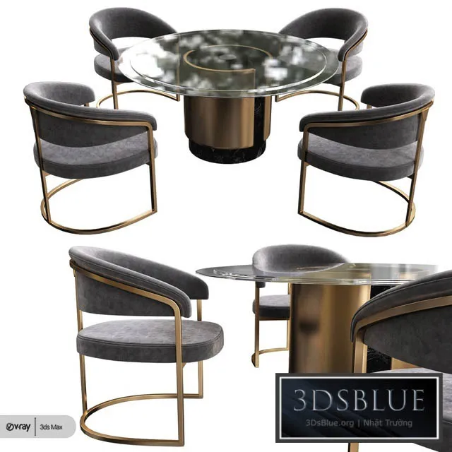 FURNITURE – TABLE CHAIR – 3DSKY Models – 10745