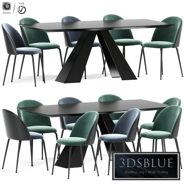 FURNITURE – TABLE CHAIR – 3DSKY Models – 10755