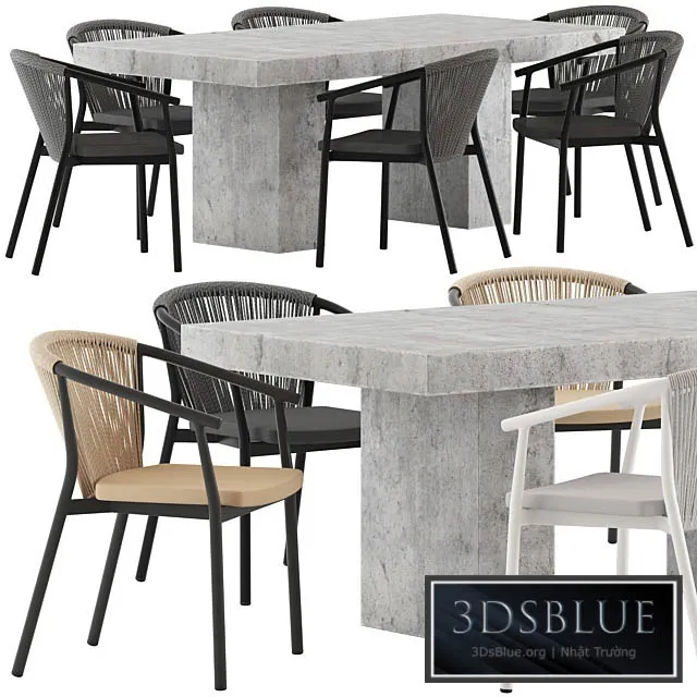 FURNITURE – TABLE CHAIR – 3DSKY Models – 10776