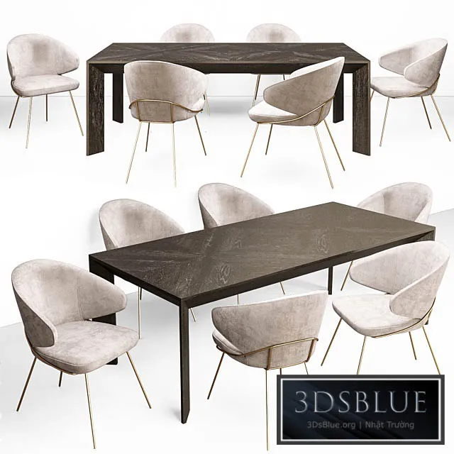 FURNITURE – TABLE CHAIR – 3DSKY Models – 10801