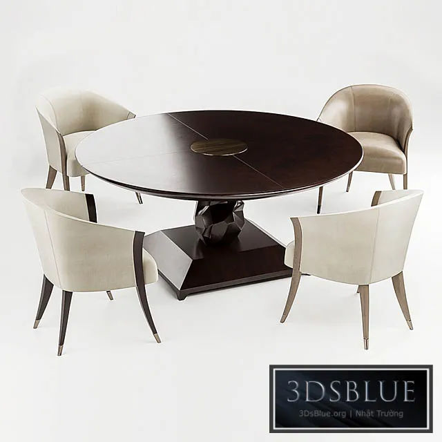 Delilah chair and Daliesque table by Christopher Guy 3DS Max - thumbnail 3