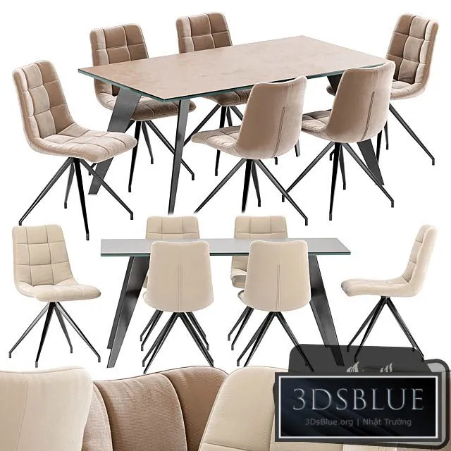 FURNITURE – TABLE CHAIR – 3DSKY Models – 10841