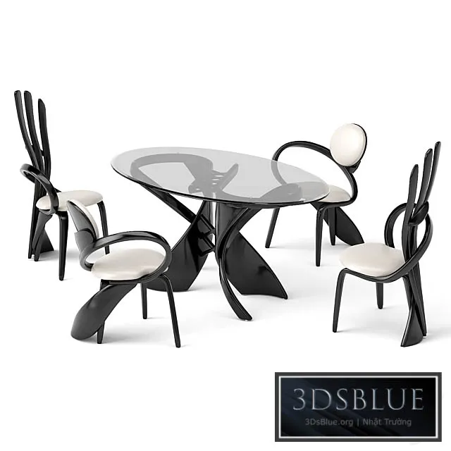 FURNITURE – TABLE CHAIR – 3DSKY Models – 10857