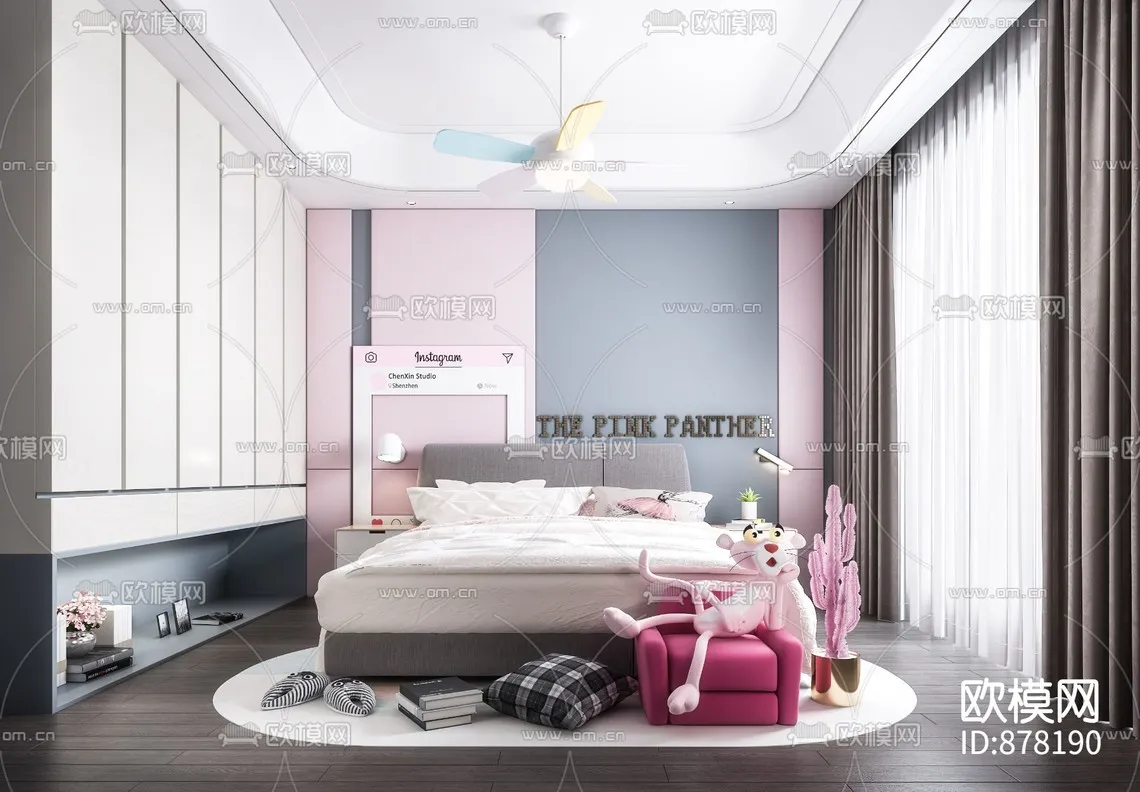 CHILDROOM – 3D SCENES – VRAY – 122