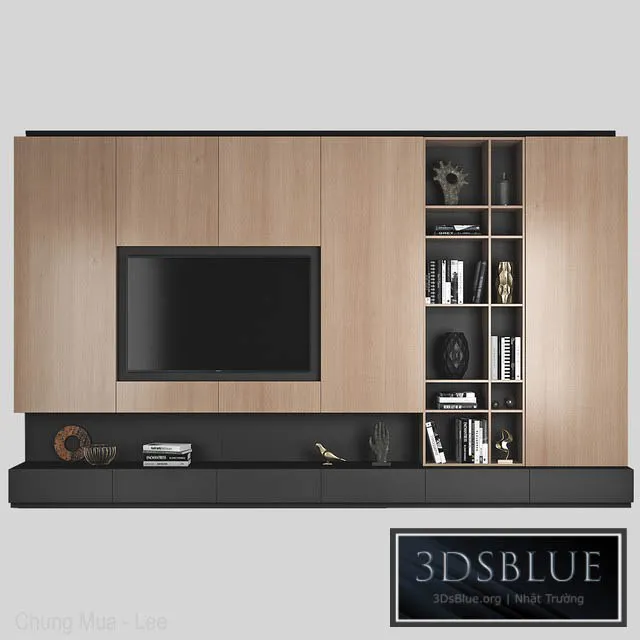 FURNITURE – TV WALL – 3DSKY Models – 10898