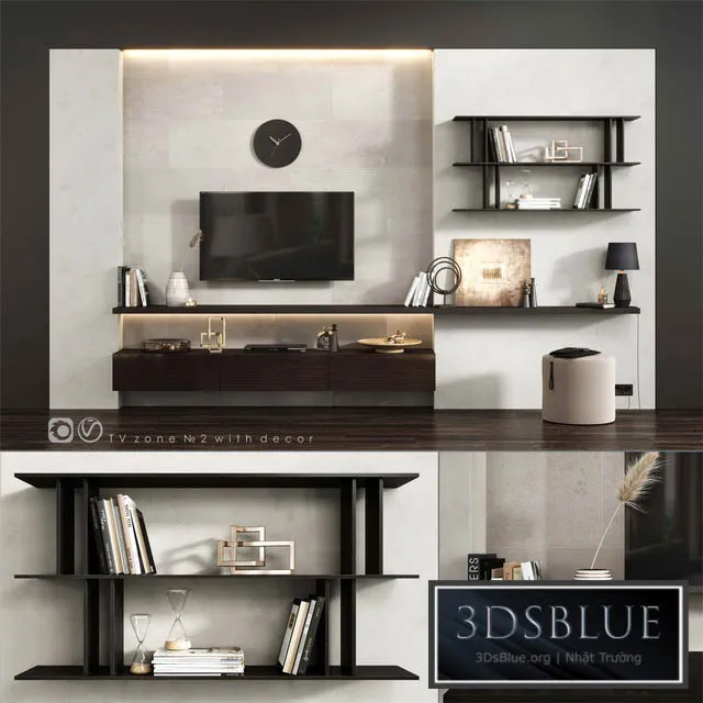 FURNITURE – TV WALL – 3DSKY Models – 10971