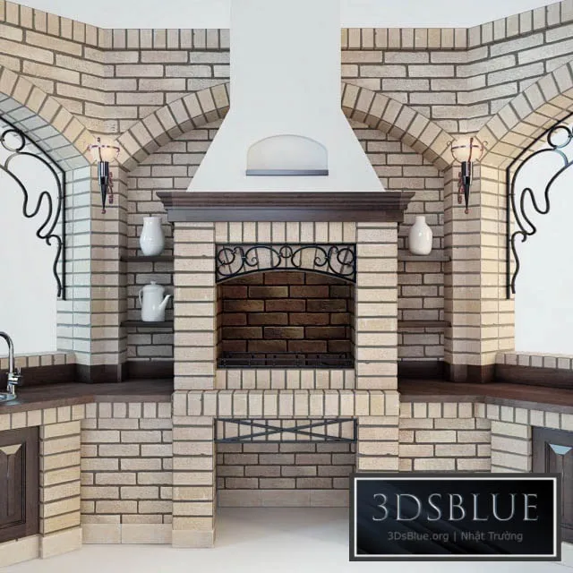 ARCHITECTURE – BABECUE & GRILL – 3DSKY Models – 2