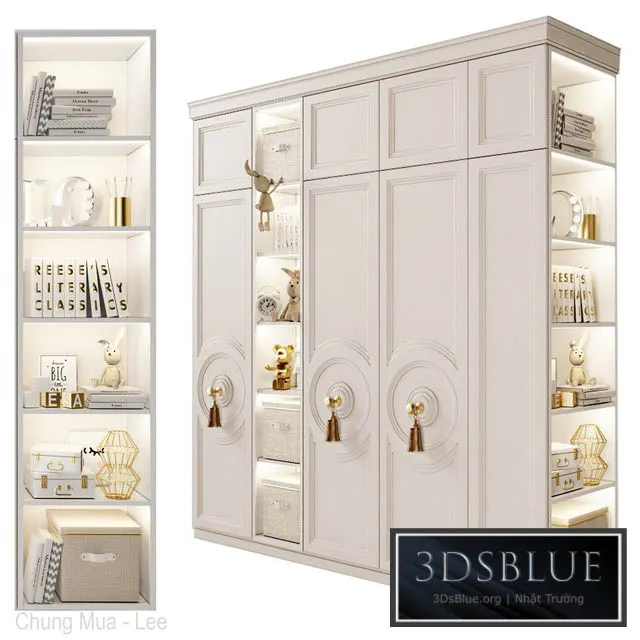 FURNITURE – WAREDROBE & DISPLAY – 3DSKY Models – 11177