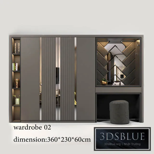 FURNITURE – WAREDROBE & DISPLAY – 3DSKY Models – 11194
